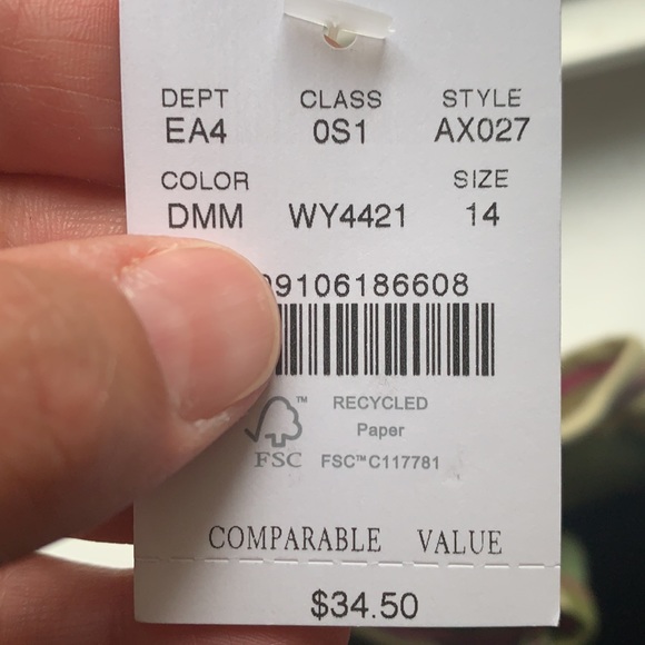 ⬇️NWT J. Crew Crewcuts Camo Dress sz 14 - Picture 5 of 5